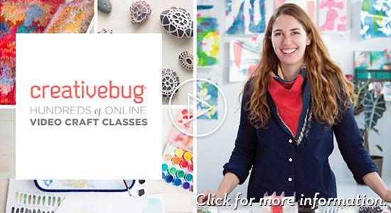 CreativeBug - Hundreds of Online Video Craft Classes