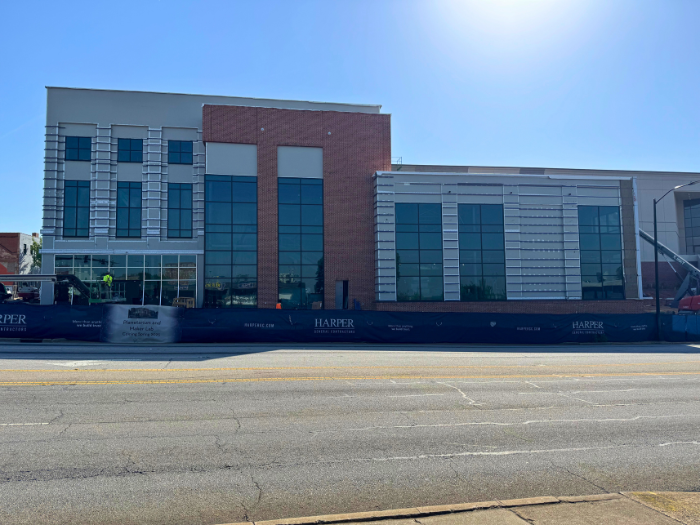 Planetarium view from S. Church St. on April 18, 2025