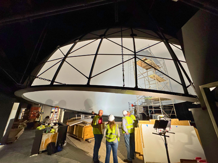 Dome Screen Installation on May 29, 2025