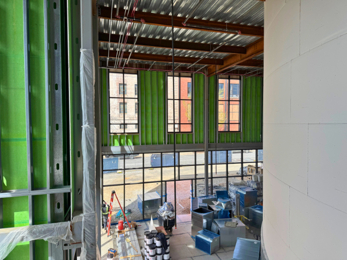 Overlook from the 2nd floor to the 1st floor on March 19, 2025