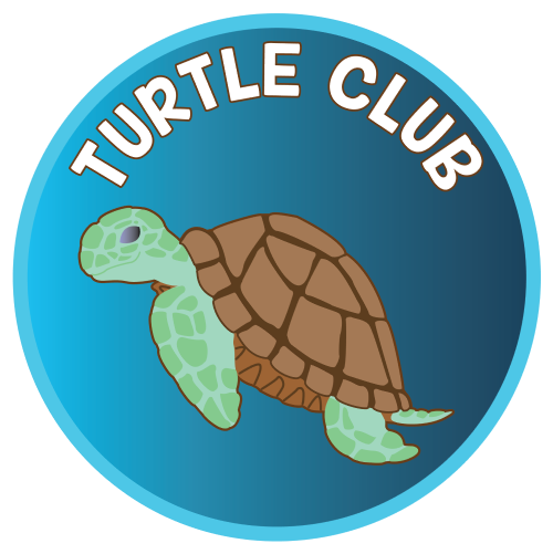 Turtle Club Sticker
