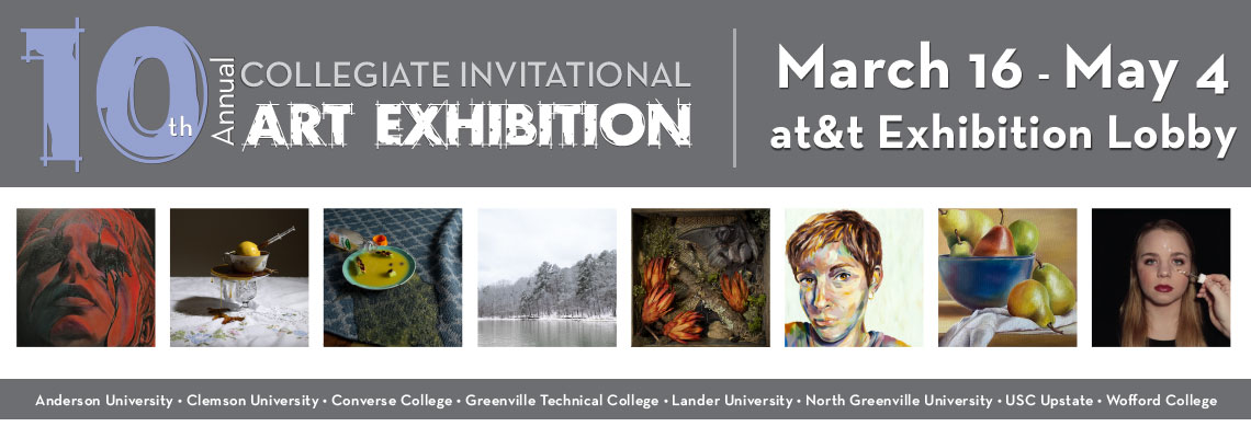10th Annual Collegiate Invitational Art Exhibition. March 16 - May 4. AT&T Exhibition Lobby. Headquarters Library.